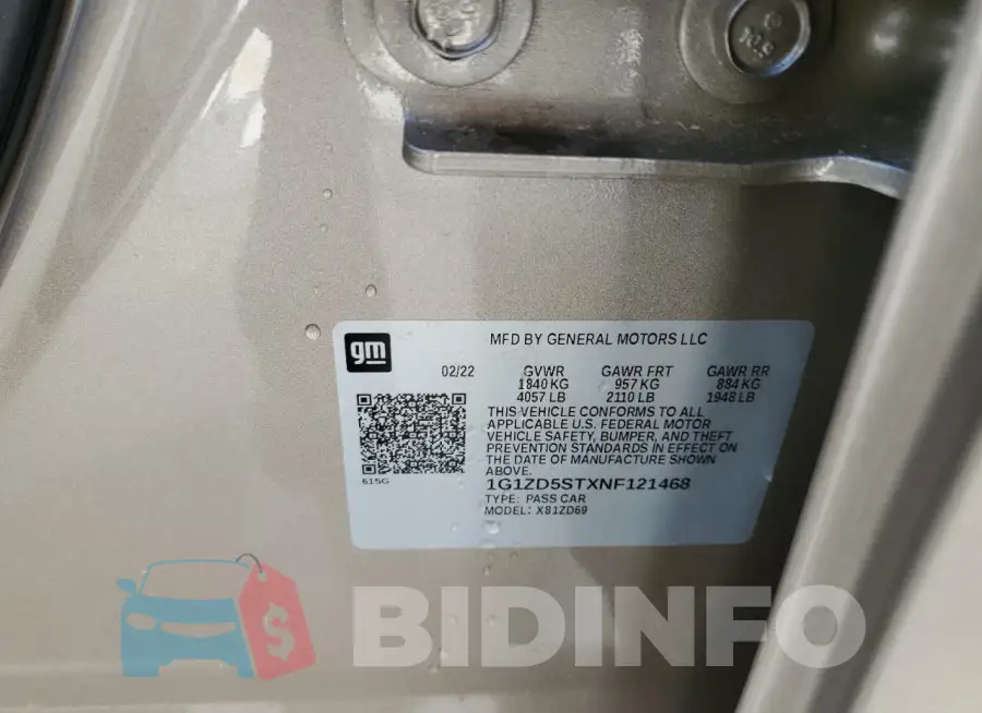 1G1ZD5STXNF121468 Photo# 12