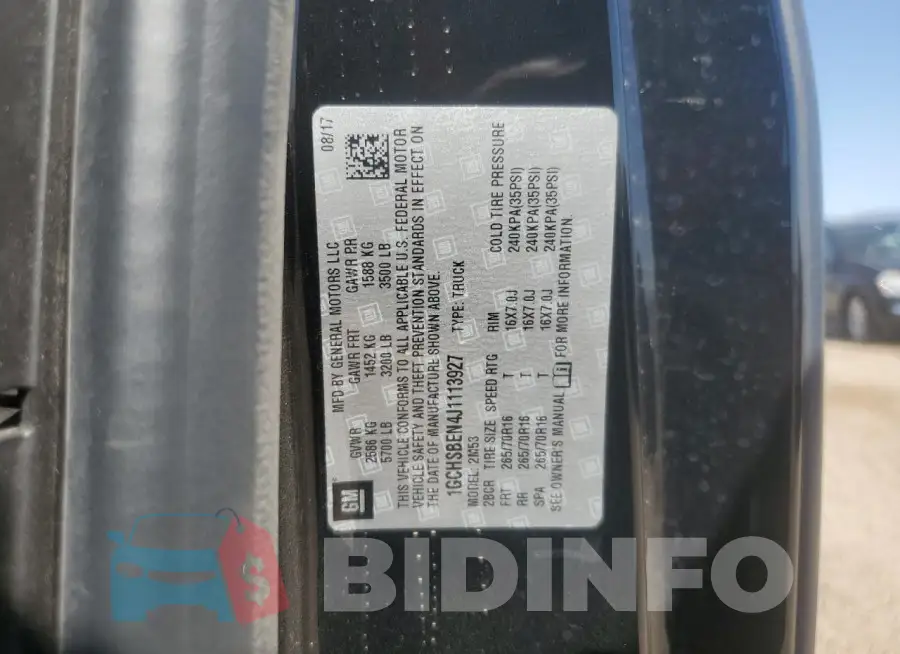 1GCHSBEN4J1113927 Photo# 12