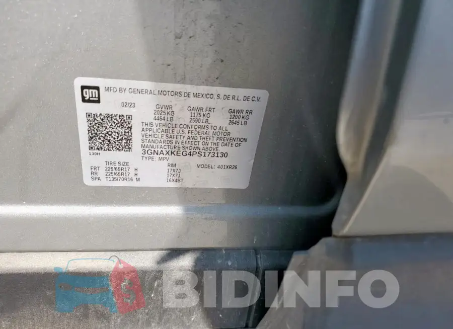 3GNAXKEG4PS173130 Photo# 12
