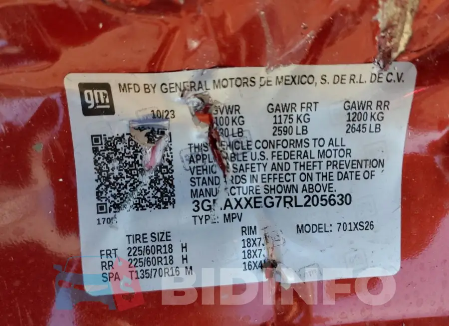 3GNAXXEG7RL205630 Photo# 14