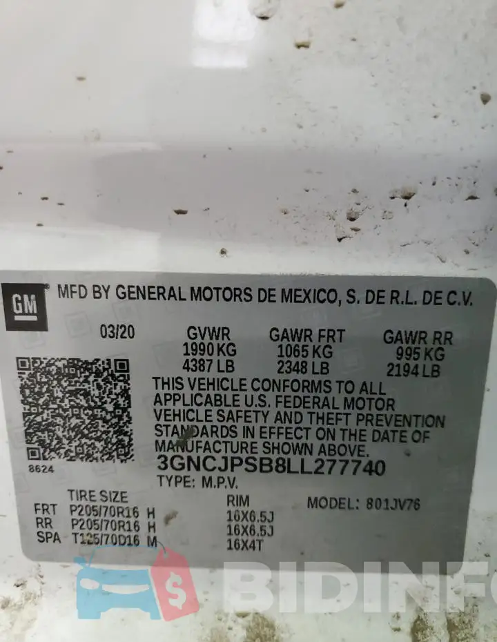 3GNCJPSB8LL277740 Photo# 13