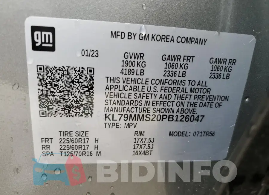 KL79MMS20PB126047 Photo# 13