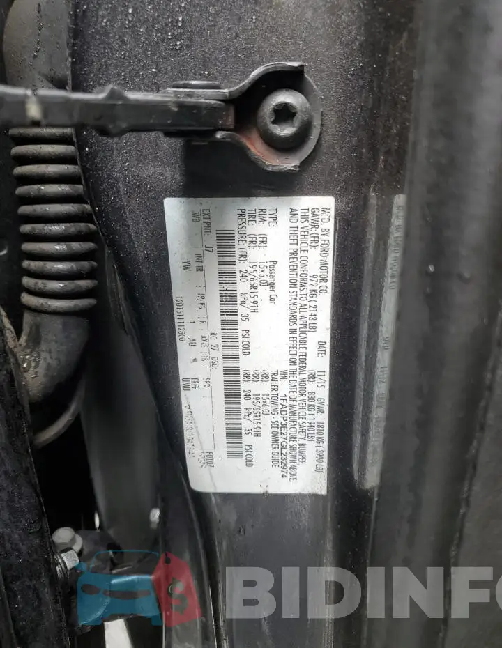 1FADP3E27GL232974 Photo# 12