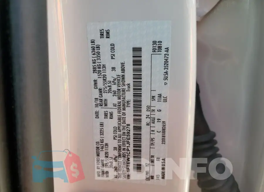 1FTEW1CP1JFE59278 Photo# 14