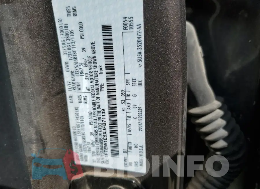 1FTEW1E5XJFB71139 Photo# 12