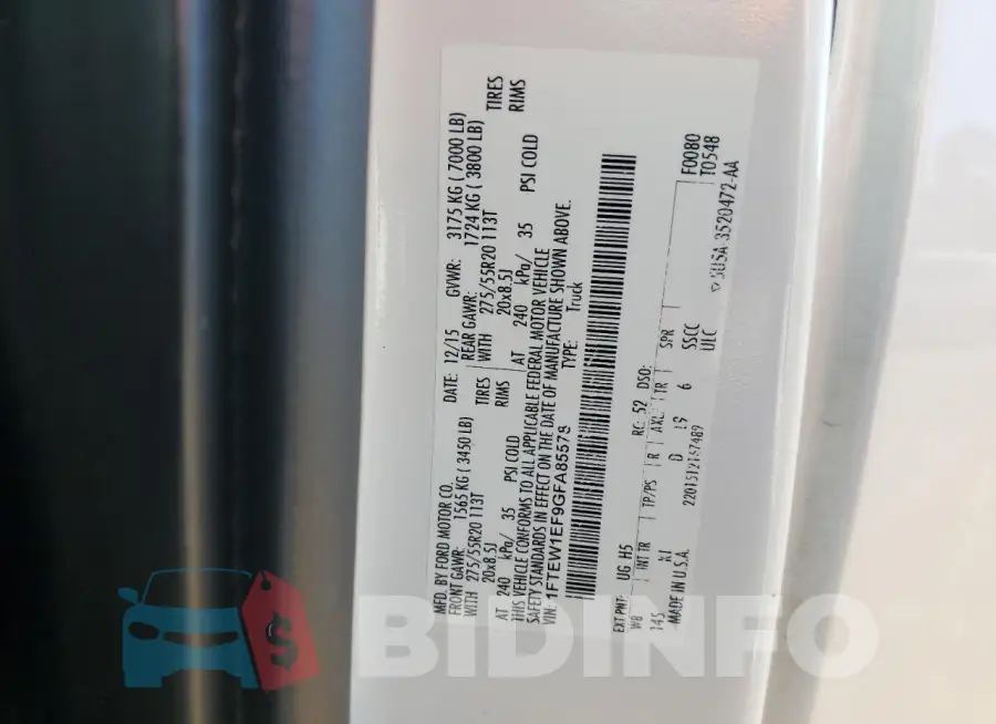 1FTEW1EF9GFA85578 Photo# 12
