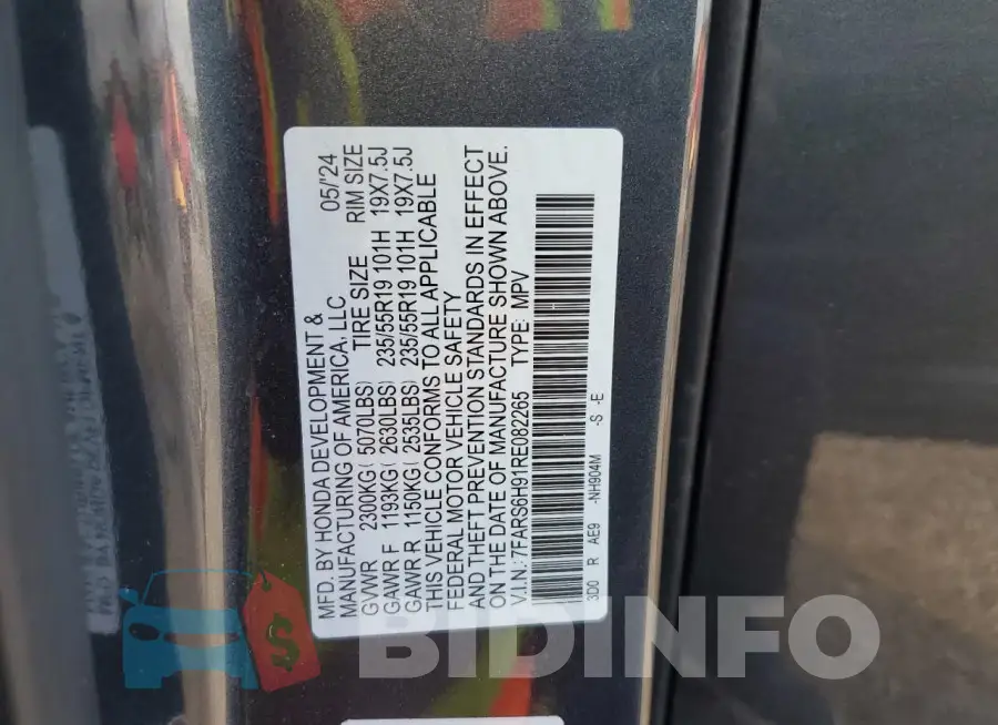7FARS6H91RE082265 Photo# 12