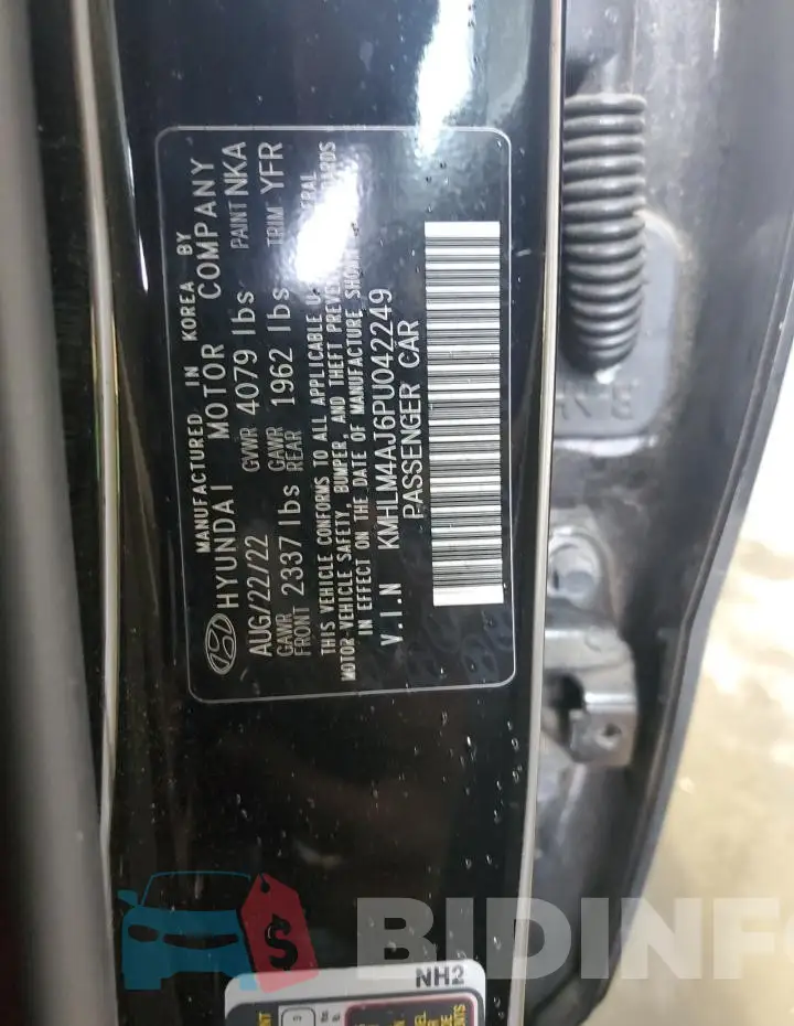 KMHLM4AJ6PU042249 Photo# 13