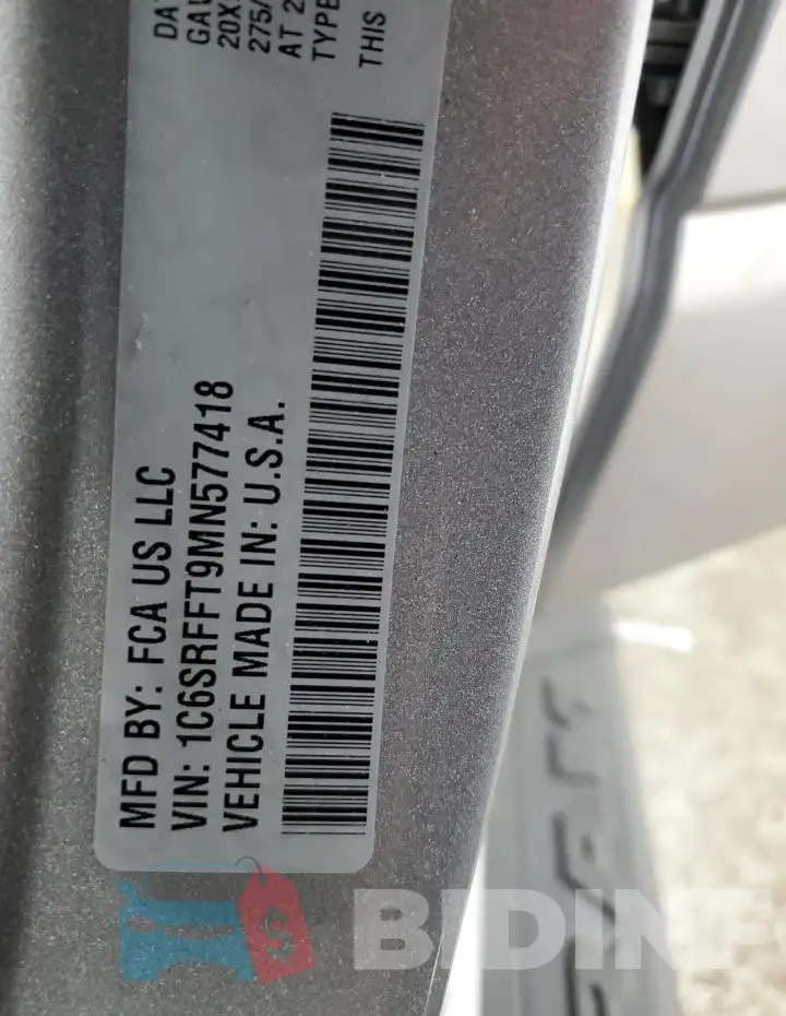 1C6SRFFT9MN577418 Photo# 13