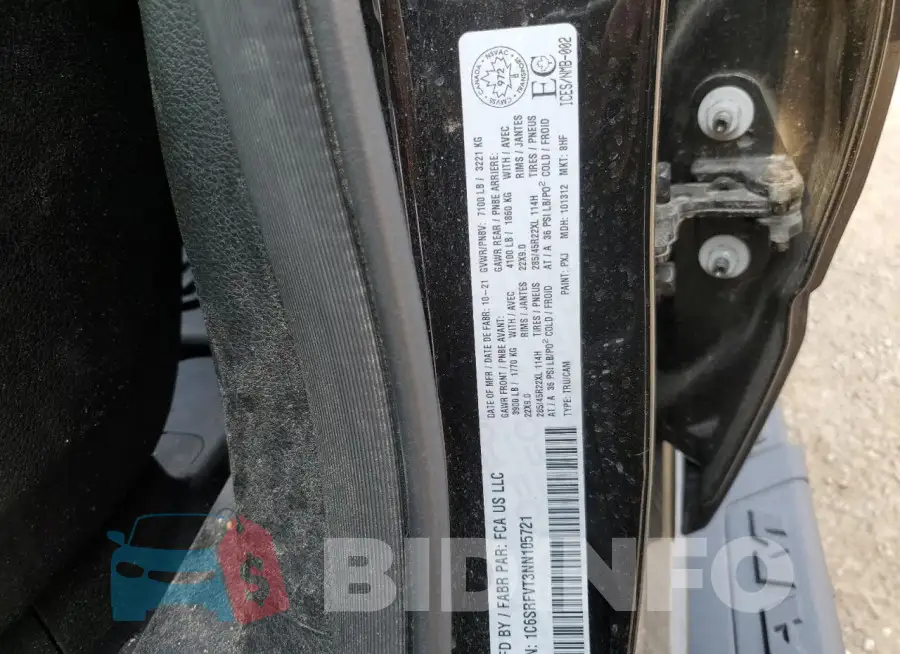 1C6SRFVT3NN105721 Photo# 12