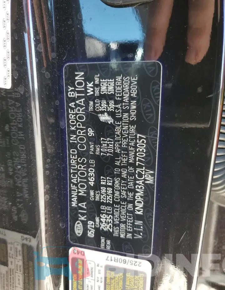 KNDPM3AC2L7703057 Photo# 13