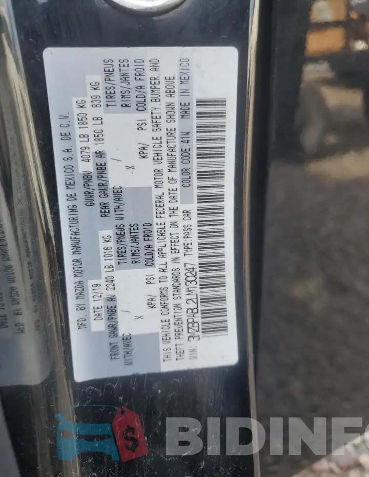 3MZBPABL2LM130247 Photo# 13