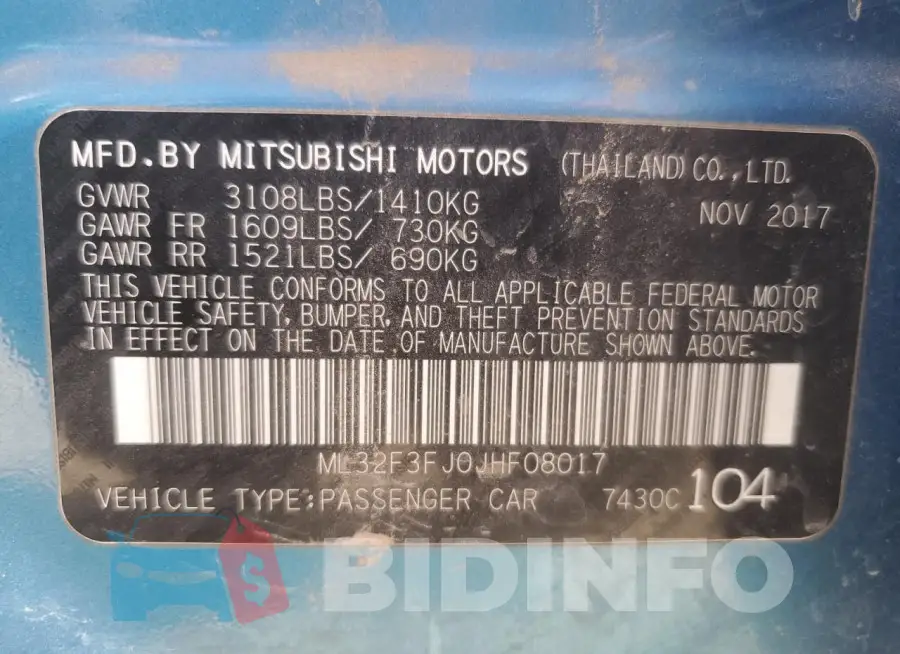 ML32F3FJ0JHF08017 Photo# 12