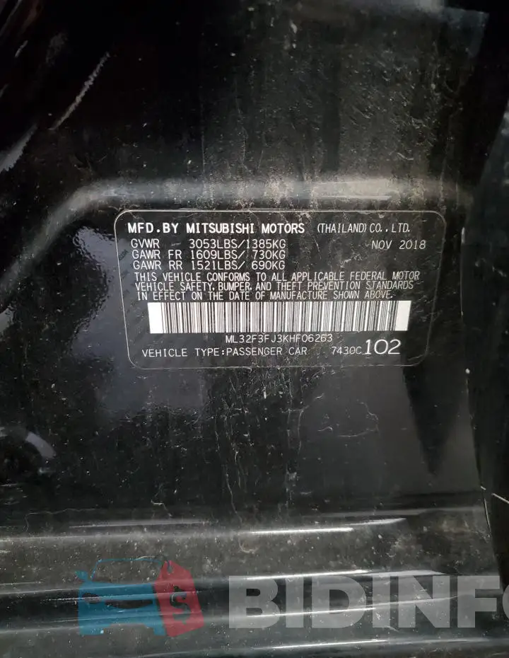 ML32F3FJ3KHF06263 Photo# 12