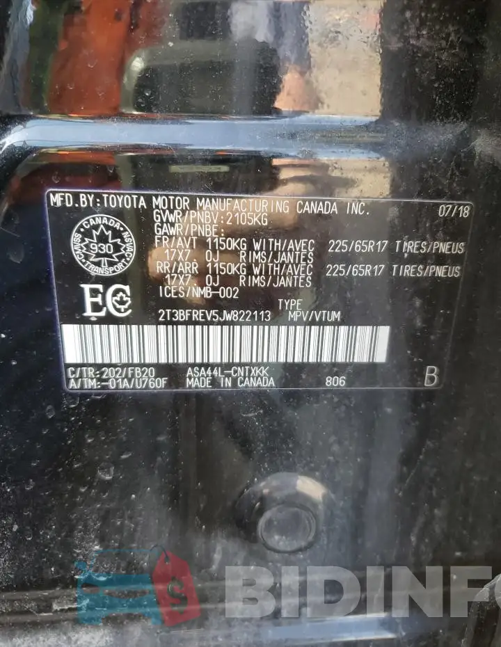 2T3BFREV5JW822113 Photo# 14