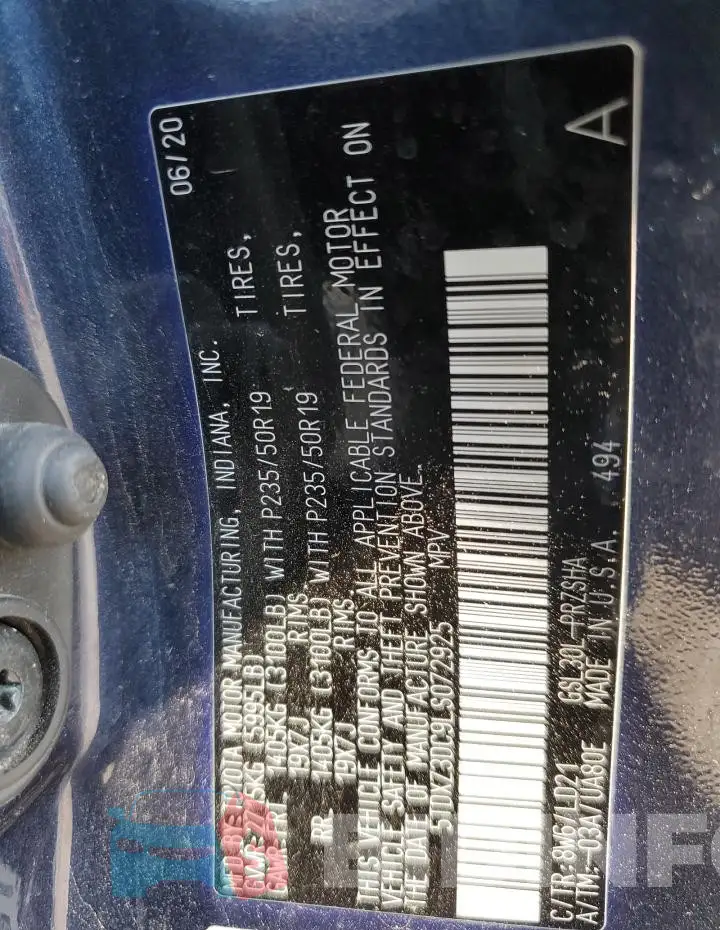 5TDXZ3DC9LS072925 Photo# 14