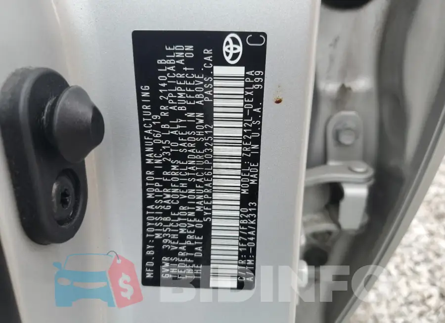 5YFEPRAE6LP032512 Photo# 12