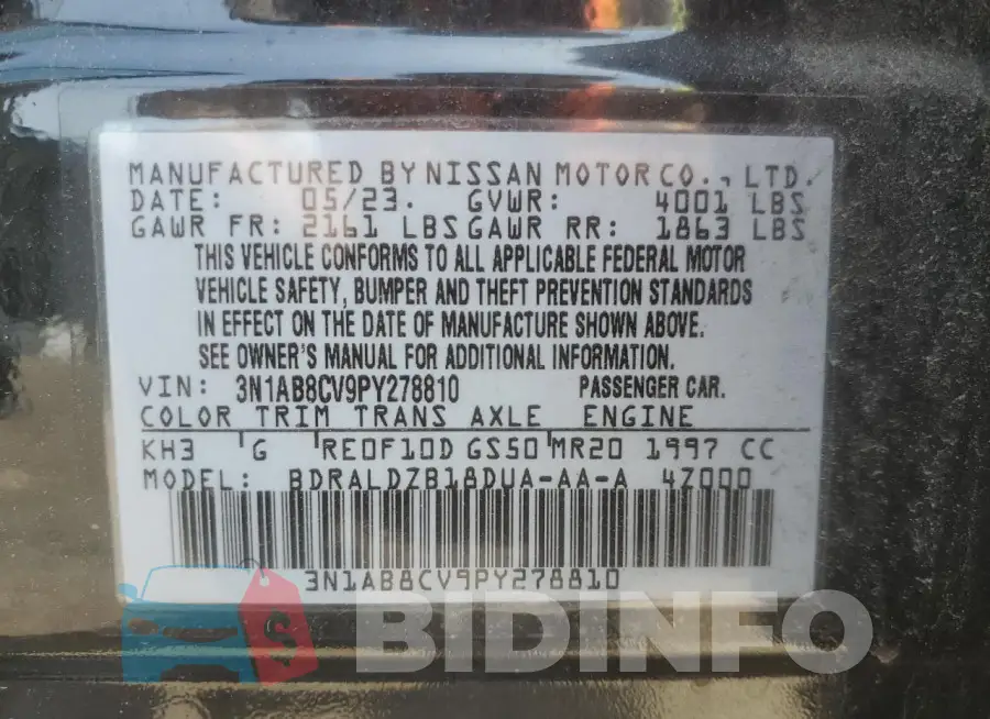 3N1AB8CV9PY278810 Photo# 12