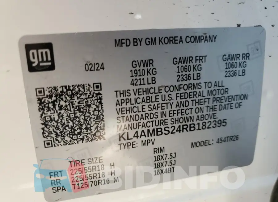 KL4AMBS24RB182395 Photo# 12