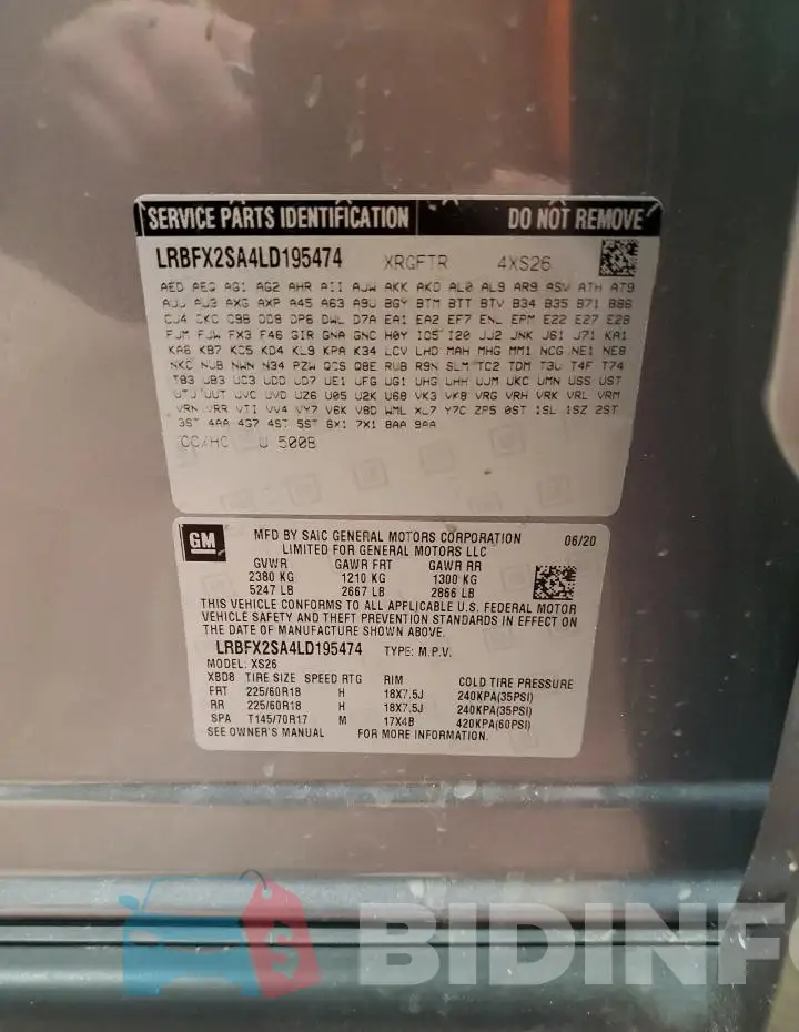 LRBFX2SA4LD195474 Photo# 13