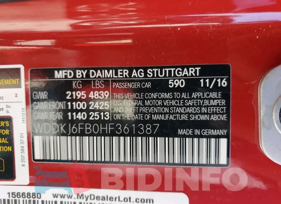WDDKJ6FB0HF361387 Photo# 13
