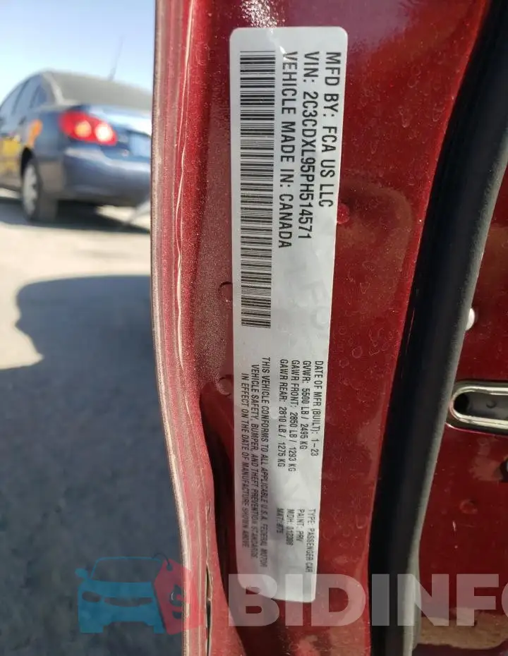 2C3CDXL95PH514571 Photo# 12