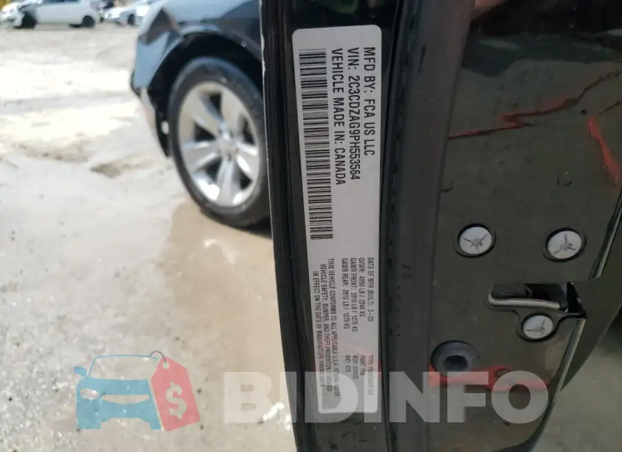 2C3CDZAG9PH553564 Photo# 12