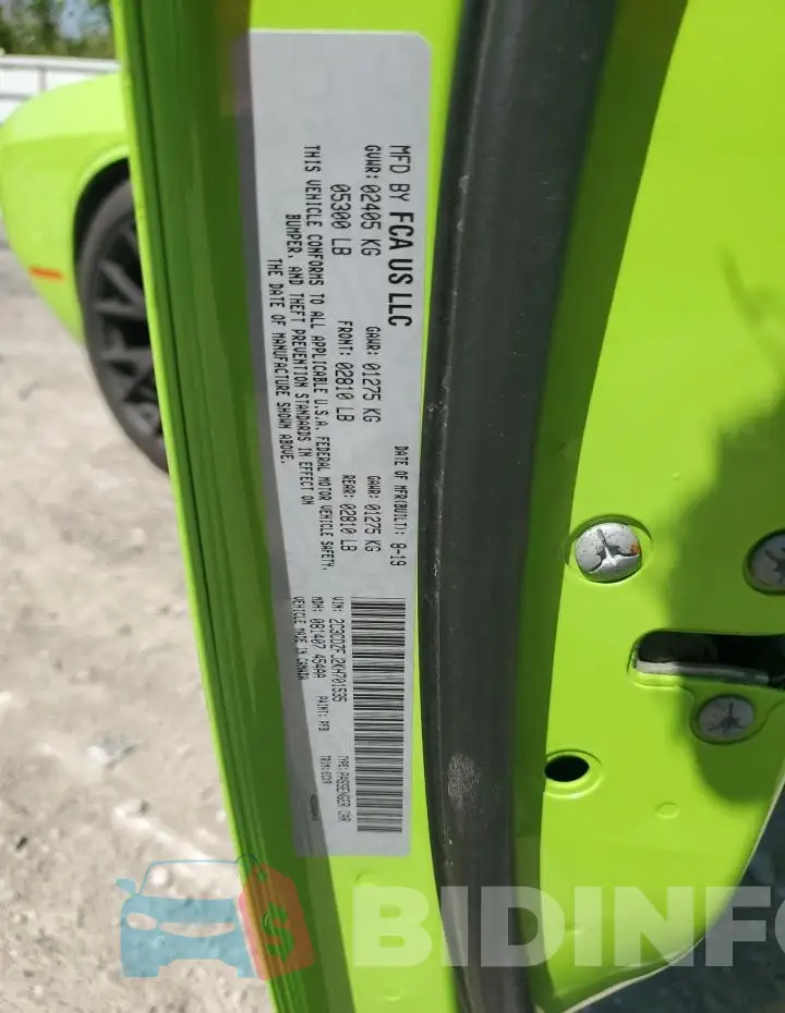 2C3CDZFJ2KH701535 Photo# 12