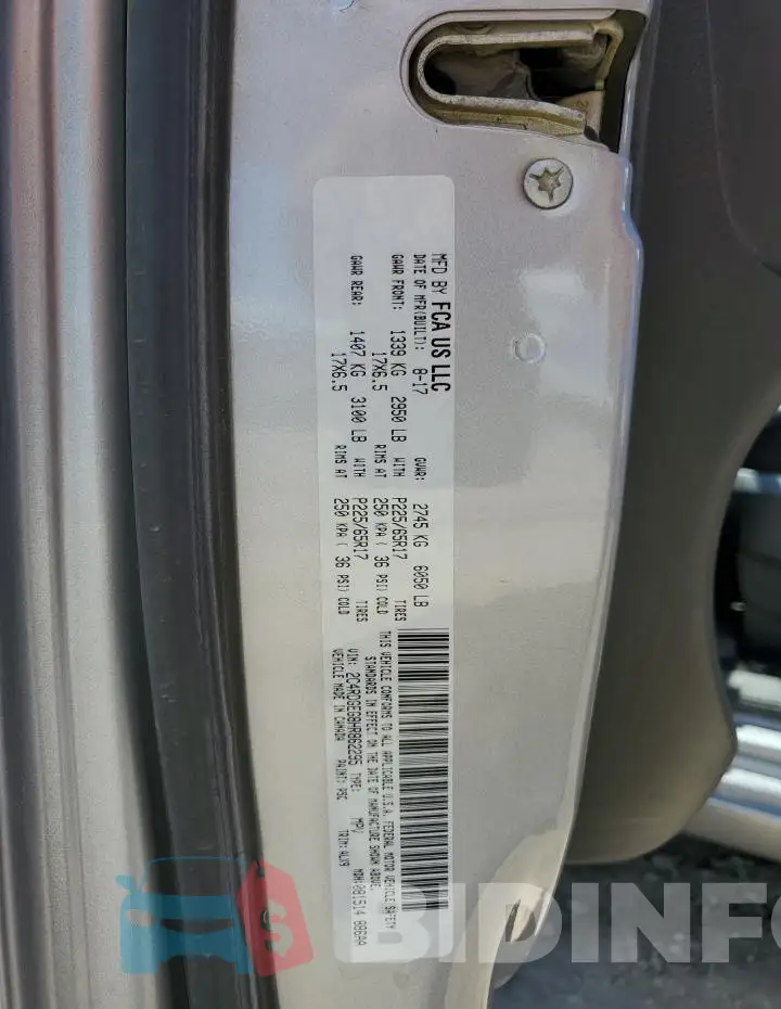 2C4RDGEG8HR862295 Photo# 13