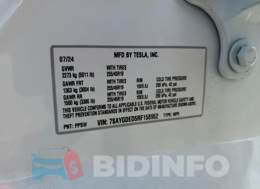 7SAYGDED5RF158952 Photo# 13