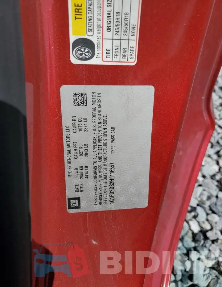 1G1FD3DS2H0116557 Photo# 12
