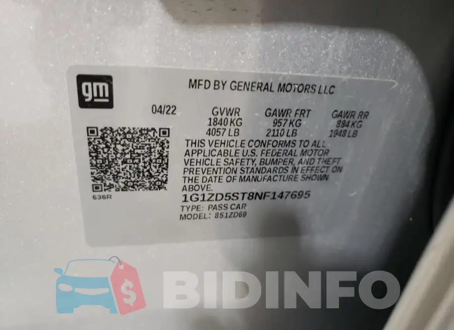 1G1ZD5ST8NF147695 Photo# 12