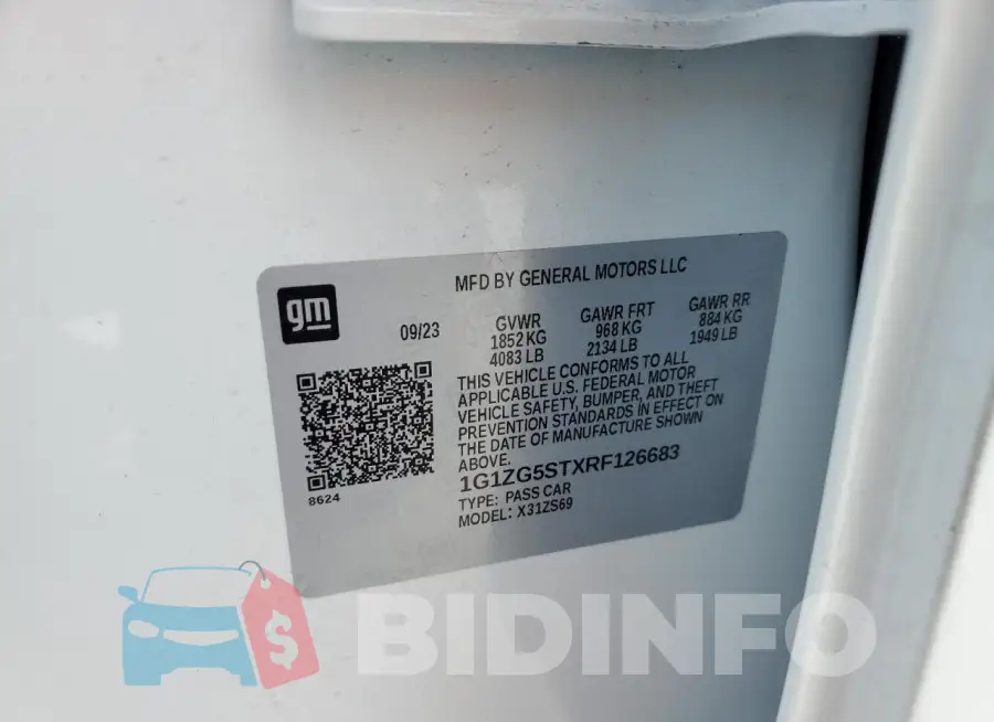 1G1ZG5STXRF126683 Photo# 12
