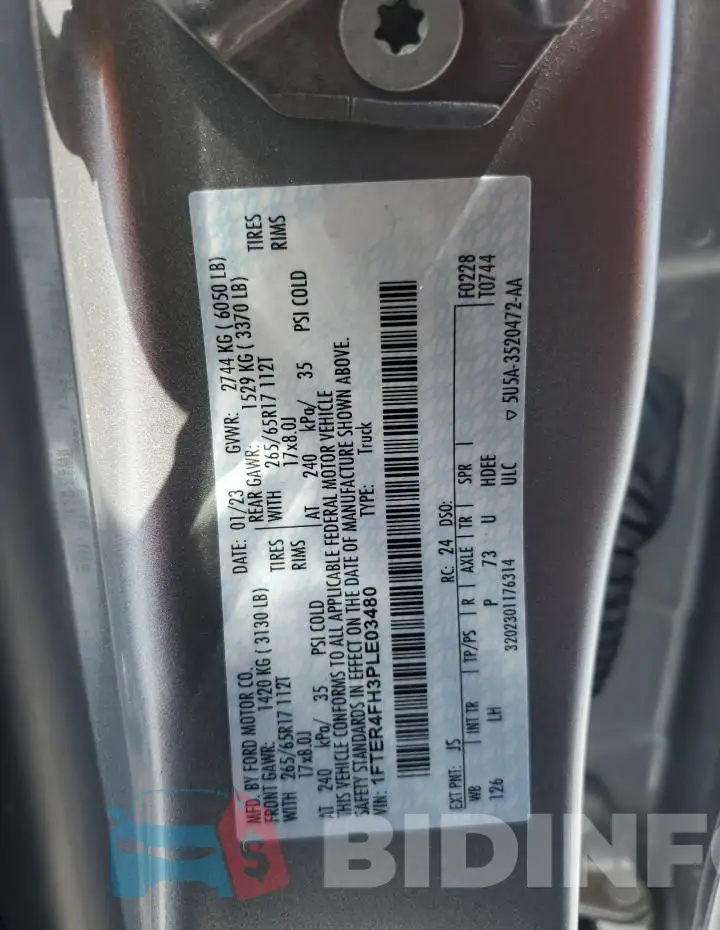 1FTER4FH3PLE03480 Photo# 13