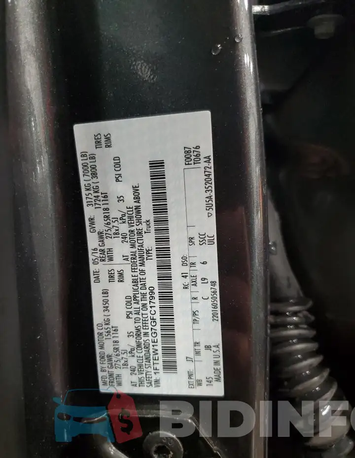 1FTEW1EG7GFC17990 Photo# 12