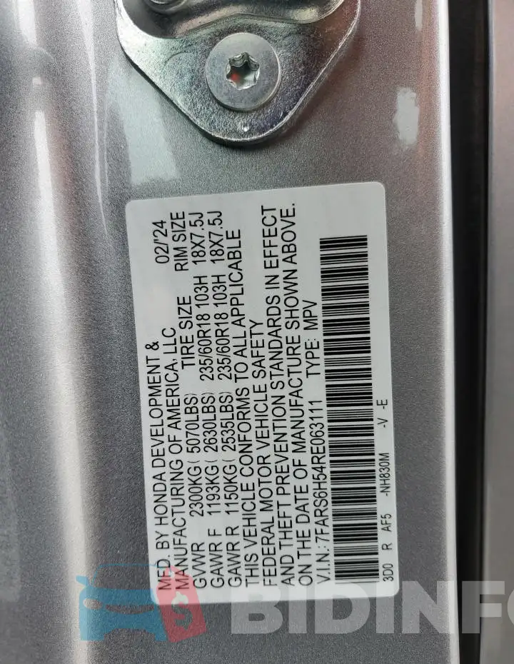 7FARS6H54RE063111 Photo# 13