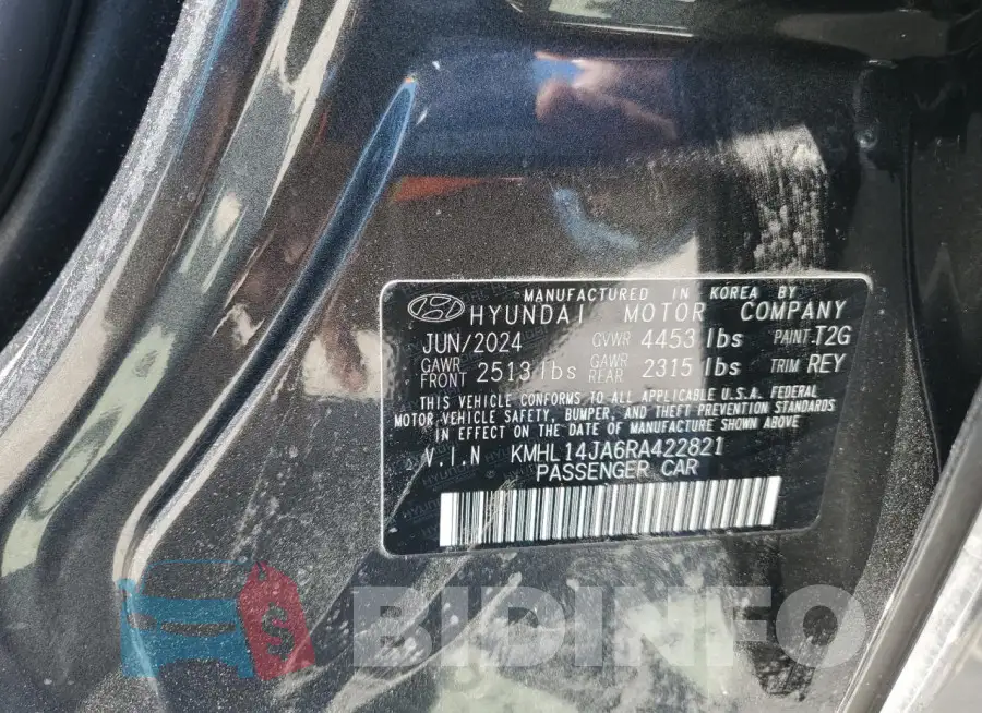 KMHL14JA6RA422821 Photo# 12
