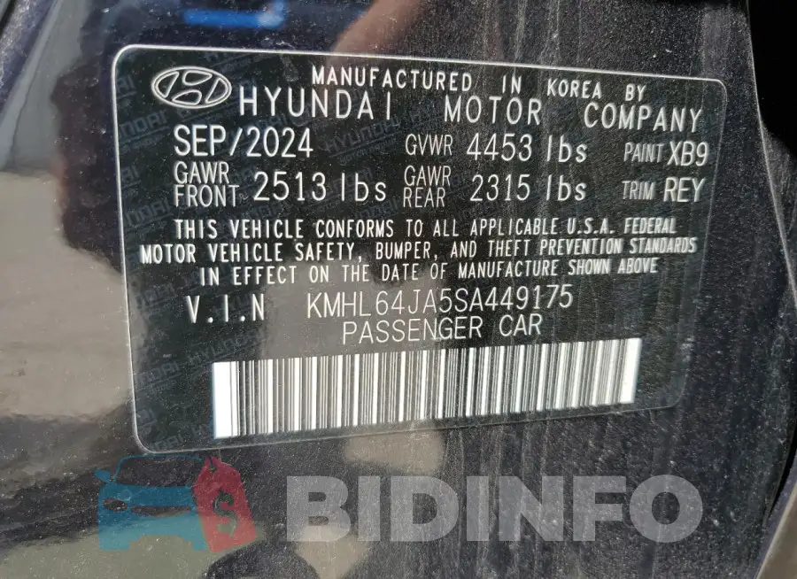 KMHL64JA5SA449175 Photo# 12