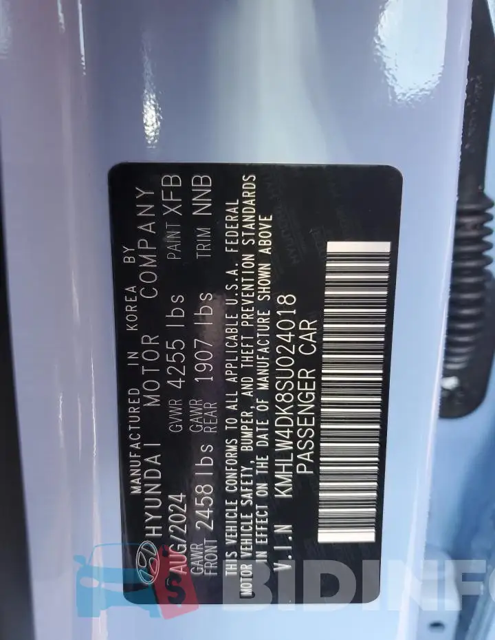KMHLW4DK8SU024018 Photo# 12