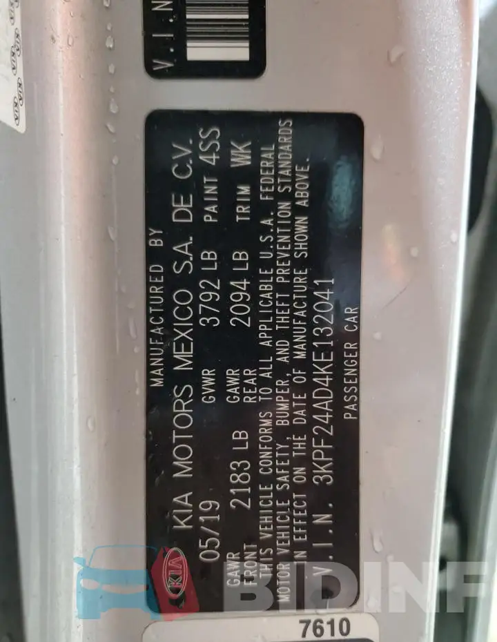 3KPF24AD4KE132041 Photo# 12