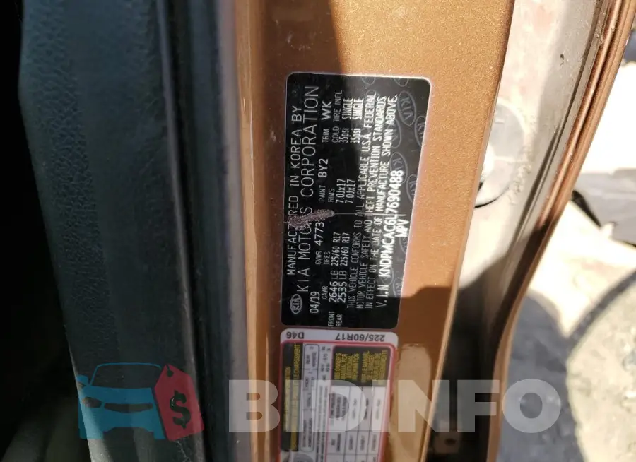 KNDPMCAC6L7690488 Photo# 12