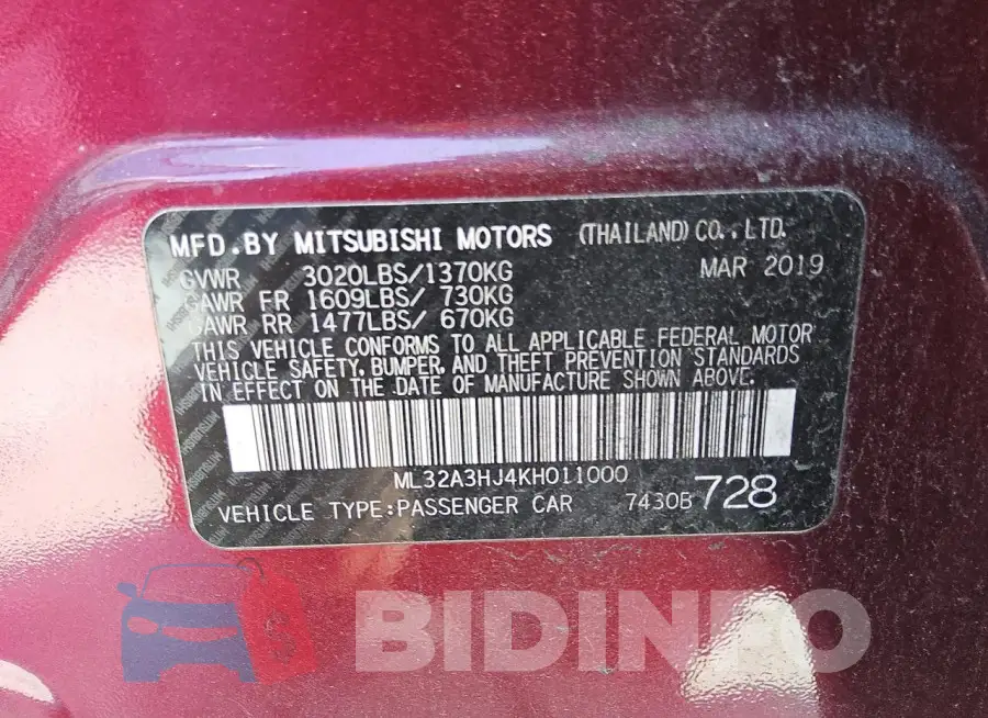 ML32A3HJ4KH011000 Photo# 12