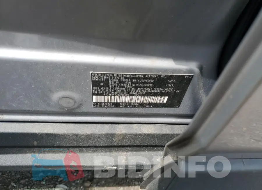 4T3B6RFV3NU066690 Photo# 13