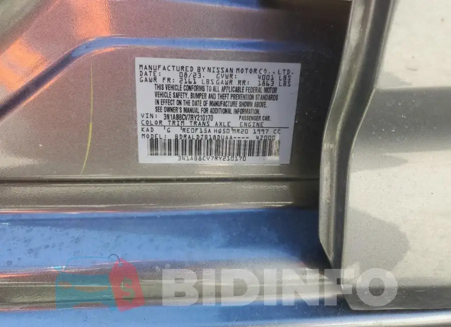 3N1AB8CV7RY210170 Photo# 13