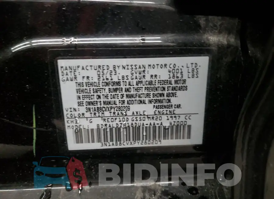 3N1AB8CVXPY280209 Photo# 12