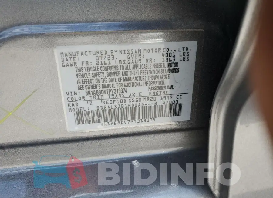 3N1AB8DV7PY313374 Photo# 12