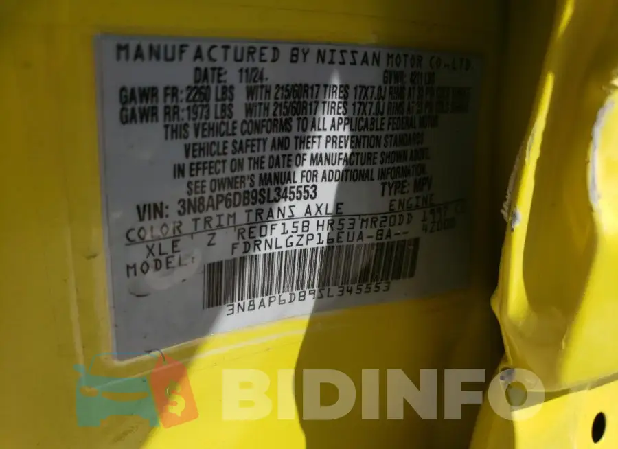 3N8AP6DB9SL345553 Photo# 12