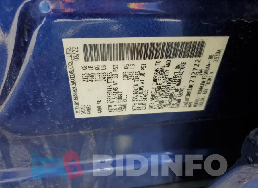 5N1BT3BB1NC732722 Photo# 13