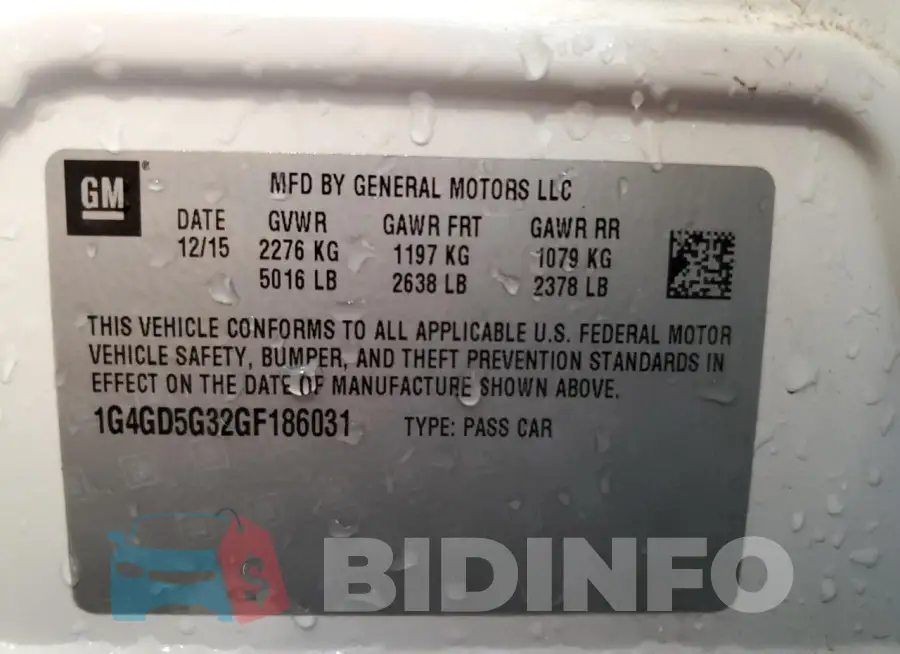 1G4GD5G32GF186031 Photo# 12