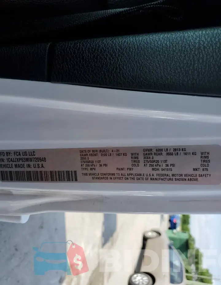 1C4JJXP63MW720948 Photo# 14